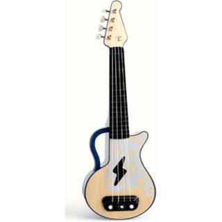 Hape Lær med lys elektronisk ukulele Blue | LANEKING OG BAND MODE | Musikinstrument