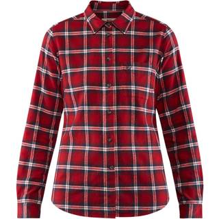 Fjällräven Women's Övik Flannel Shirt Deep Red, S
