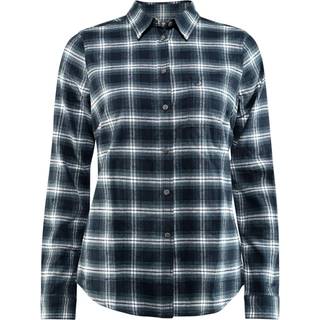 Fjällräven Women's Övik Flannel Shirt Dark Navy, XS
