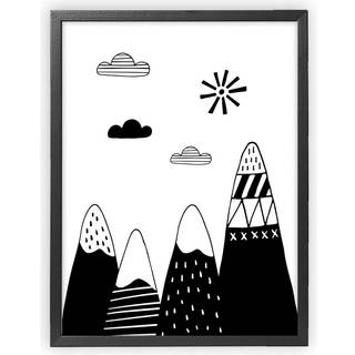 XO Posters Poster Mountains One Size      Unisex