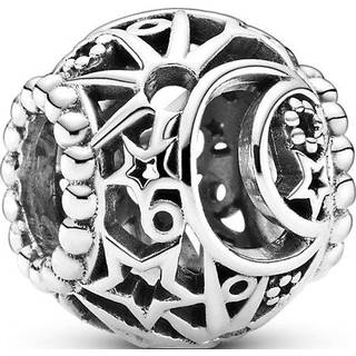 Pandora Openwork Sun, Stars & Moon Charm - Silver