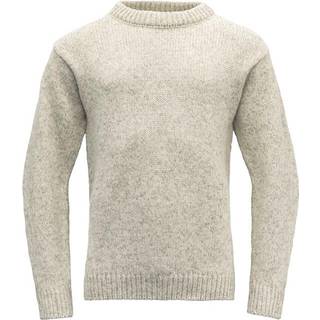 Devold Nansen Man Sweater Crew Neck Grey Melange, M