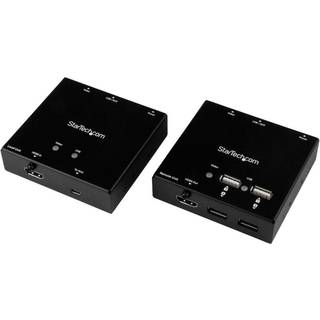 StarTech.com ST121USBHD HDMI over CAT6 Extender with 4-port USB Hub - 165 ft (50m) - 1080p