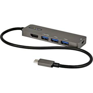 StarTech.com USB C Multiport Adapter USB-C to HDMI 2.0b 4K 60Hz (HDR10) 100W Power Delivery Pass-Through