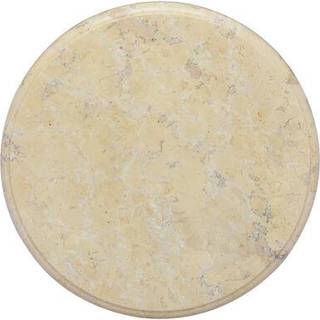 bordplade Ø40x2,5 cm marmor sort