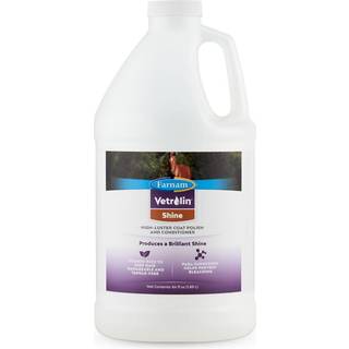 Farnam Vetrolin Shine Coat Conditioner & Shine Spray til heste og hunde 64 ounce