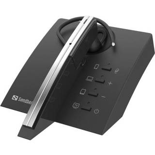Sandberg 126-25 hovedtelefoner/headset Trådløs Ørekrog Kontor/Callcenter Bluetooth Opladningsstativ Sort, Grå