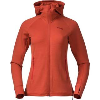 Bergans Women's Ulstein Wool Hood Jacket Brick, XS