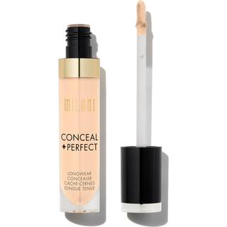 Milani Conceal Perfect Longwear Concealer - Let vanilje (0,17 fl. Oz.) Vegansk grusomhedsfri flydende concealer - Dæk mørke cirkler pletter og h