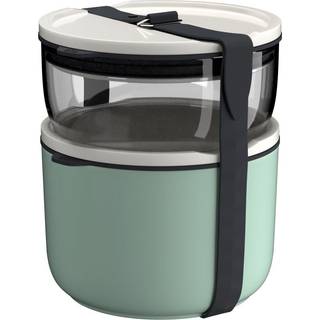 Villeroy & Boch To Go & To Stay madkasse rund sæt Grøn/Hvid/Klar