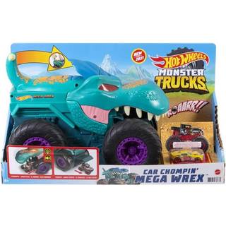 Hot Wheels Monster Trucks Car Chompin MEGA Wrex Vehicle For Ages 3 Years & Up