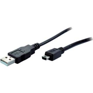 USB kabel 2.0 - USB-A han / Mini-B - 1 m