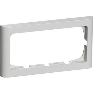 LK FUGA Softline 63 ramme 2 modul vandret, lysegrå