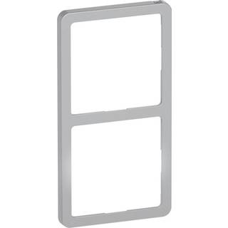 LK FUGA Slim 55 Design ramme 2x1 modul, stål