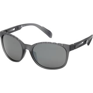 Adidas Sport Unisex SP0011 20D Solbriller Plast Grå Grå Pantos Polariseret