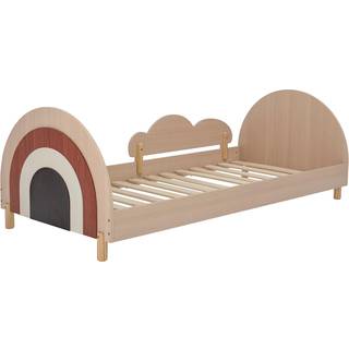 Bloomingville Charli Junior Børneseng Mdf 204x94 Cm - Børnesenge Fyrretræ Brun - 82051112