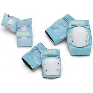 Impala beskyttelsesudstyr til rulleskøjter voksen Sky blue/yellow - Str. S