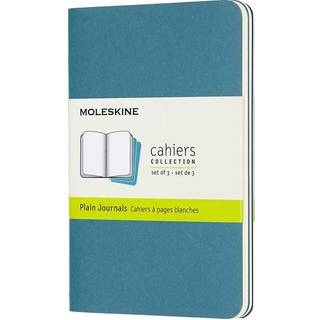 Notizbücher Cahier blanko Kartoneinband A6 3 Stück - Myrtengrün
