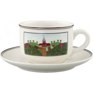Villeroy & Boch Design Naif Tekop Med Underkop - Tekopper Porcelæn Hvid - 22885-22887