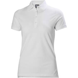 Polo shirt Helly Hansen Crew Pique, White, dame, Large