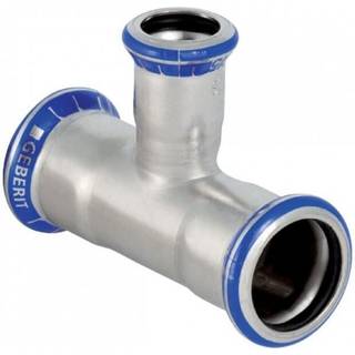 Geberit Mapress tee 28x22x22mm, presmf, stål, rf/syref