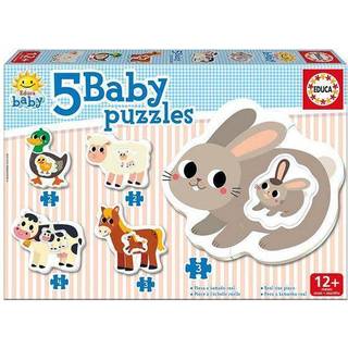 Baby Puzzles - The Farm - 2-4 brikker