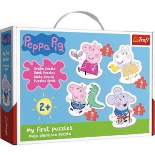 Peppa Pig - My First Puzzles - 3/4/5/6 brikker