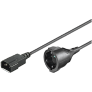 MicroConnect 230V strømadapter forlængerkabel (C14 Schuko C7/4) | | PRIS-MATCH