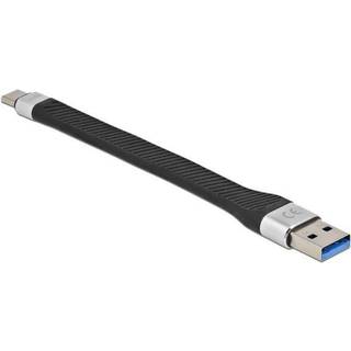 DeLOCK USB 3.2 Gen 1 USB-A til USB-C fladt kabel | 14 cm | PRIS-MATCH