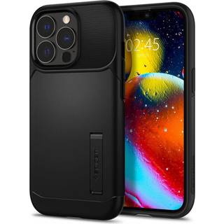 Spigen Slim Armor cover til iPhone 13 Pro kickstand sort