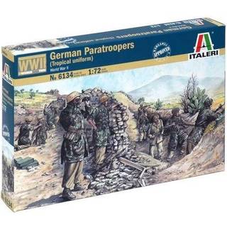 Italeri: Sæt med tyske faldskærmstropper, tropisk uniform, 2. verdenskrig - 1:72
