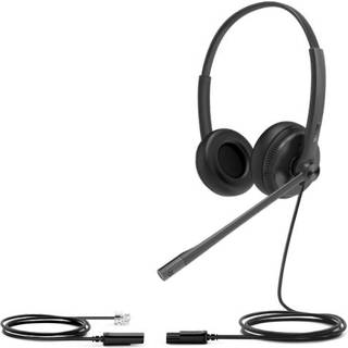 Yealink YHS34 Lite Dual Headset Ledningsført Kontor/Callcenter Sort