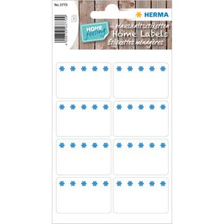 Herma stickers fryseetikette køkken/frys hvid, 7ark med 8 etiketter