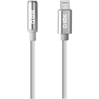 SBS Lightning til 3.5mm Jackstick Adapter - Grå