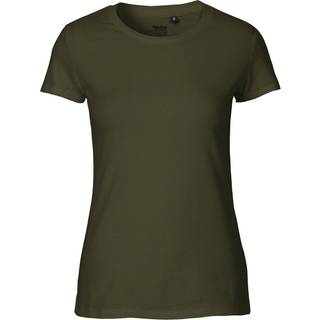 Neutral Dame Fitted T-Shirt Oliven