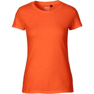 Neutral Dame Fitted T-Shirt Orange