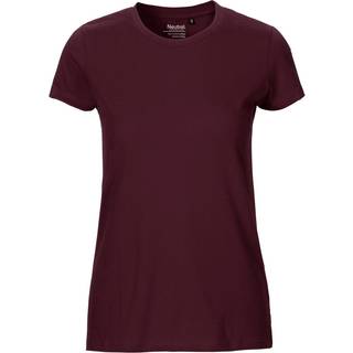 Neutral Dame Fitted T-Shirt Bordeaux