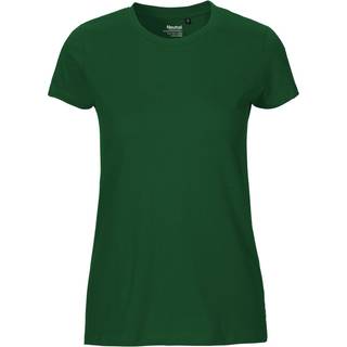Neutral Dame Fitted T-Shirt Flaskegrøn