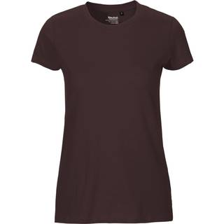 Neutral Dame Fitted T-Shirt Brun