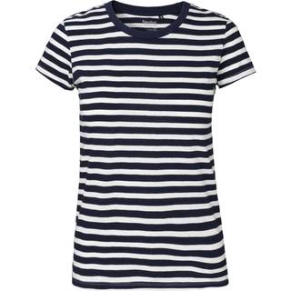 Neutral Dame Fitted T-Shirt Hvid/Navy Stripe