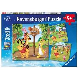 Ravensburger Puslespil Disney Peter Plys, 3x49 Brikker