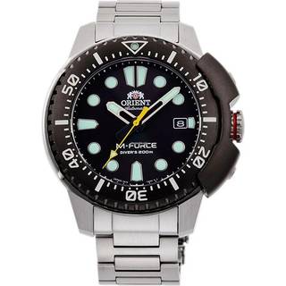 Orient M-Force 70th Anniversary Japan-Made Automatic Black Dial Diver's Watch RA-AC0L01B00B