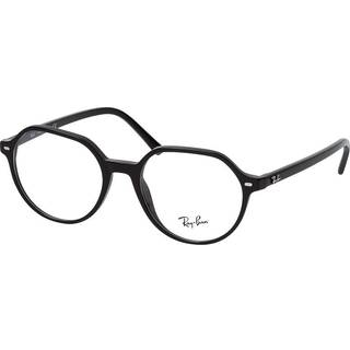 Ray - Ban Unisex RX5395 THALIA 2000 Optiske stel Acetat Sort Transparent Rund Normal