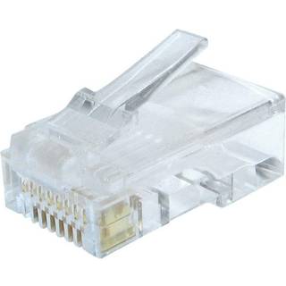 Modulært stik RJ45 CAT6 8P/8C 100-pak