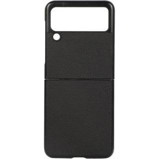 Læder cover Samsung Galaxy Z Flip 3  - Grå