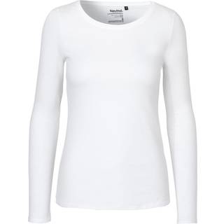 Neutral Dame Langærmet T-Shirt Hvid