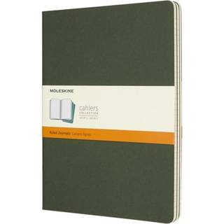 Moleskine Cahier Notesbog | XL | Linj. | Grøn