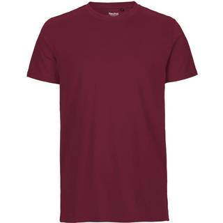Neutral Fitted T-Shirt Bordeaux
