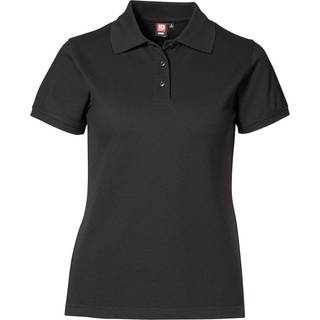 ID Feminin Stretch Polo Trøje Sort