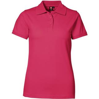 ID 0527 Poloshirt stretch dame Cerise XS